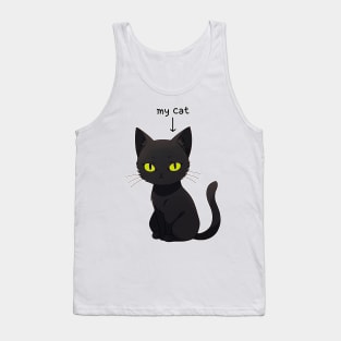 My Cat Russian Blue Tank Top